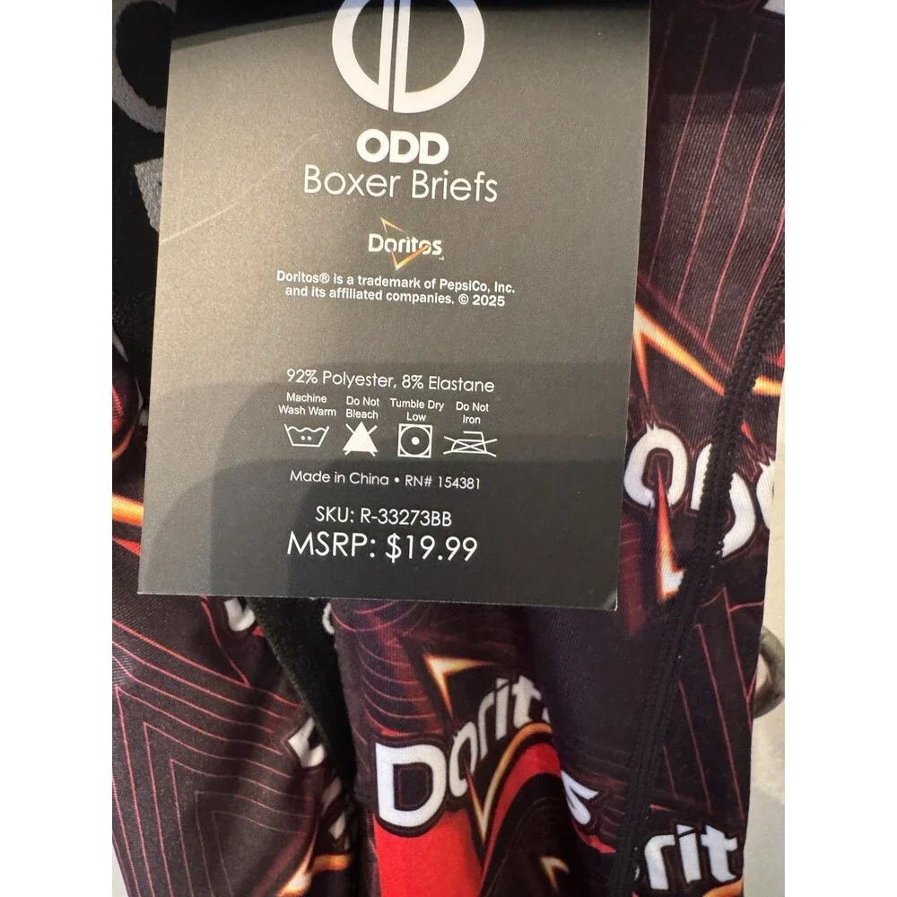 ODD Sox x Doritos Boxer Briefs Men’s Large NWT – All-Over Print